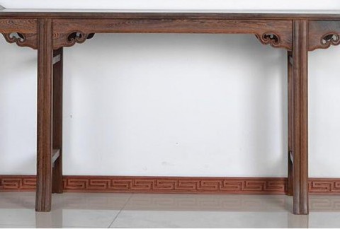红木家具鸡翅木条案 供桌神台供台案台条几案几新中式玄关桌
