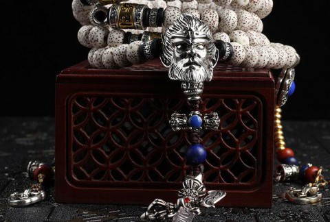 海南星月菩提佛珠手链108颗原创设计圆珠民族风菩提子情侣款饰品