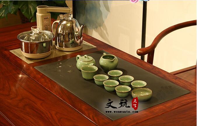 刺猬紫檀新中式红木茶台泡茶桌小户型功夫茶几-9