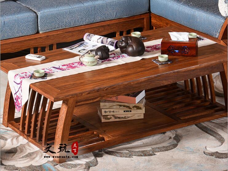 红木组合沙发西施贵妃沙发刺猬紫檀新中式客厅家具-3