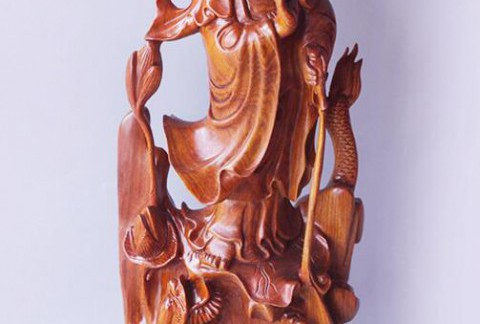 刺猬紫檀木实木雕刻工艺礼品摆件 80*27*12cm 龙凤观音佛像
